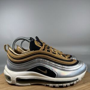 Nike‎ Womens Air Max 97 AQ4137-700 Gold Running Shoes Sneakers Size 7.5